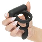 Closer Intimate Rechargeable Ring Caress - Black - Image 5