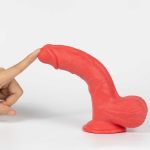 Get Lucky Real Skin Mr. Ruby 7.5" Dual Layer Dildo