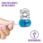 Play With Me - Pleaser Rechargeable C-Ring - Blue - Image 2