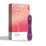 Terri - App Controlled Tapping Rabbit Vibrator - Purple - Image 2