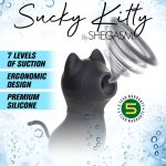 Sucky Kitty 7x Clitoral Stimulator - Black - Image 2