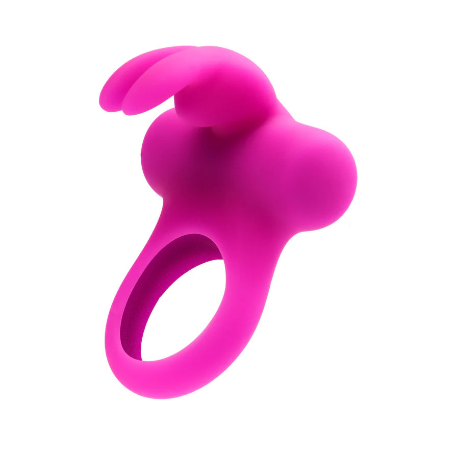RDB79kbf Frisky Bunny Vibrating Ring Perfectly Purple - Image 1