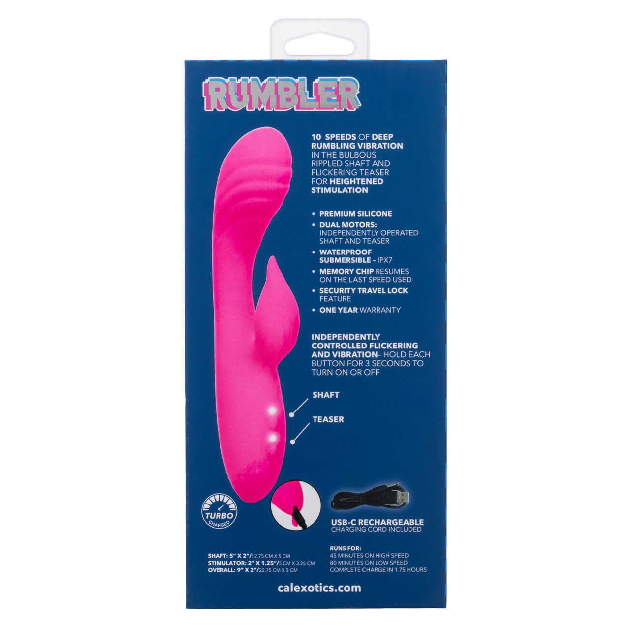 RLL1USbv Rumbler Rumble Duo - Pink - Image 1