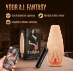 Enlust Sabrina Male Masturbator With Bullet Vibrator - Beige - Image 3