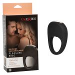 Silicone Rechargeable Pleasure Ring - Black - Black - Image 3
