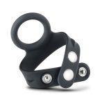 Performance - Vs6 - Silicone Cock & Ball Strap - Black - Image 3