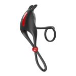 Cockpower Remote Control Cockring and Ball Cinch - Black - Image 2
