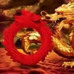 Rise of the Dragon Silicone Cock Ring - Red - Image 3