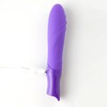 Margo Silicone Textured Bullet Vibrator - Neon Purple - Image 3