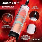 Amp Up Penis Pump With Pull Rod - Clear - Image 2