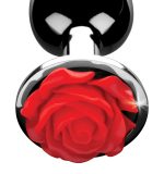 Red Rose Anal Plug - Medium - Image 3