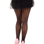 Sweetheart Stripedtights - Os - Black