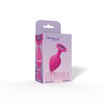 Gemma Purple Gem Pink Silicone Plug - Medium - Image 2
