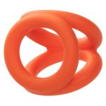 Alpha Liquid Silicone Tri-Ring - Orange Orange - Image 4