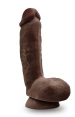 Dr. Skin Glide - 8.5 Inch Self Lubricating Dildo Lubricating Dildo With Balls - Chocolate - Image 2