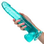 Size Queen 10 inch/25.5 Cm - Blue - Image 9