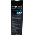 Get Lucky Glow-in-the-Dark Periwinkle Peen 8.5" Dildo