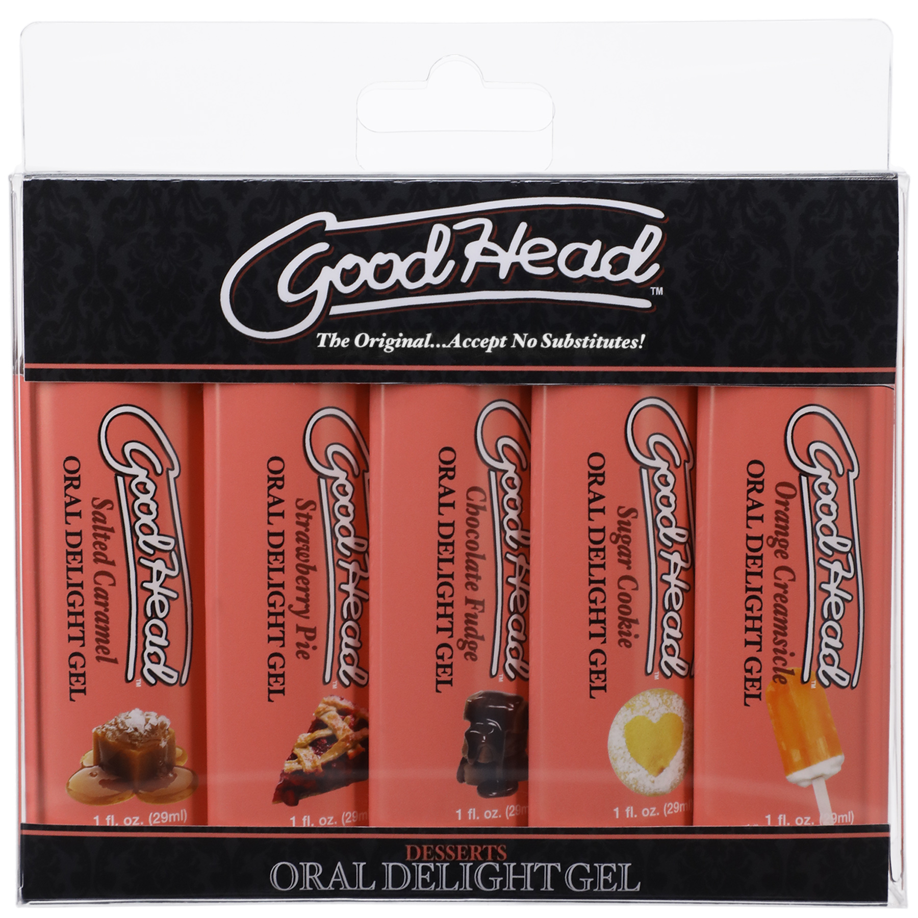 SOc7HVf63RYtPQuz7N6h6TAzCoTHclXE Goodhead - Oral Delight Gel - Dessert - 5 Pack - 1 Fl. Oz. - Image 1