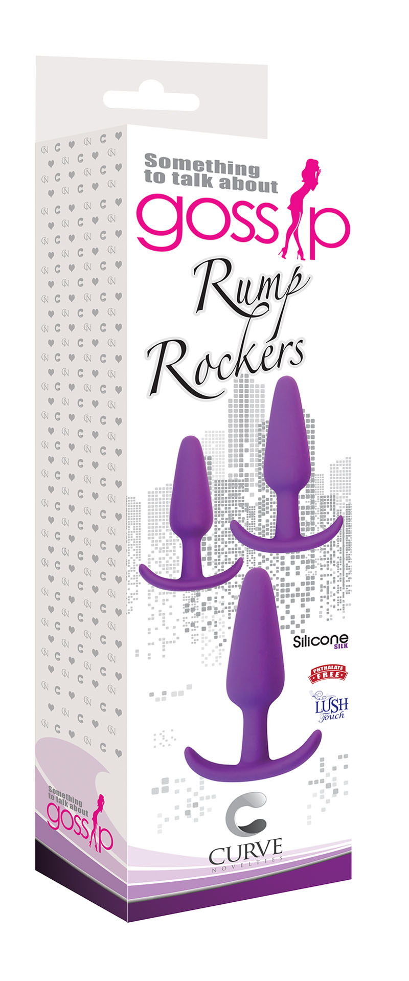 CN-0120-04-40 Lily-Violet Gossip Rump Rockers - Violet - Image 1