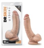 Dr. Skin - Mr. Mayor - 9 Inch Dildo With Balls - Beige - Image 2