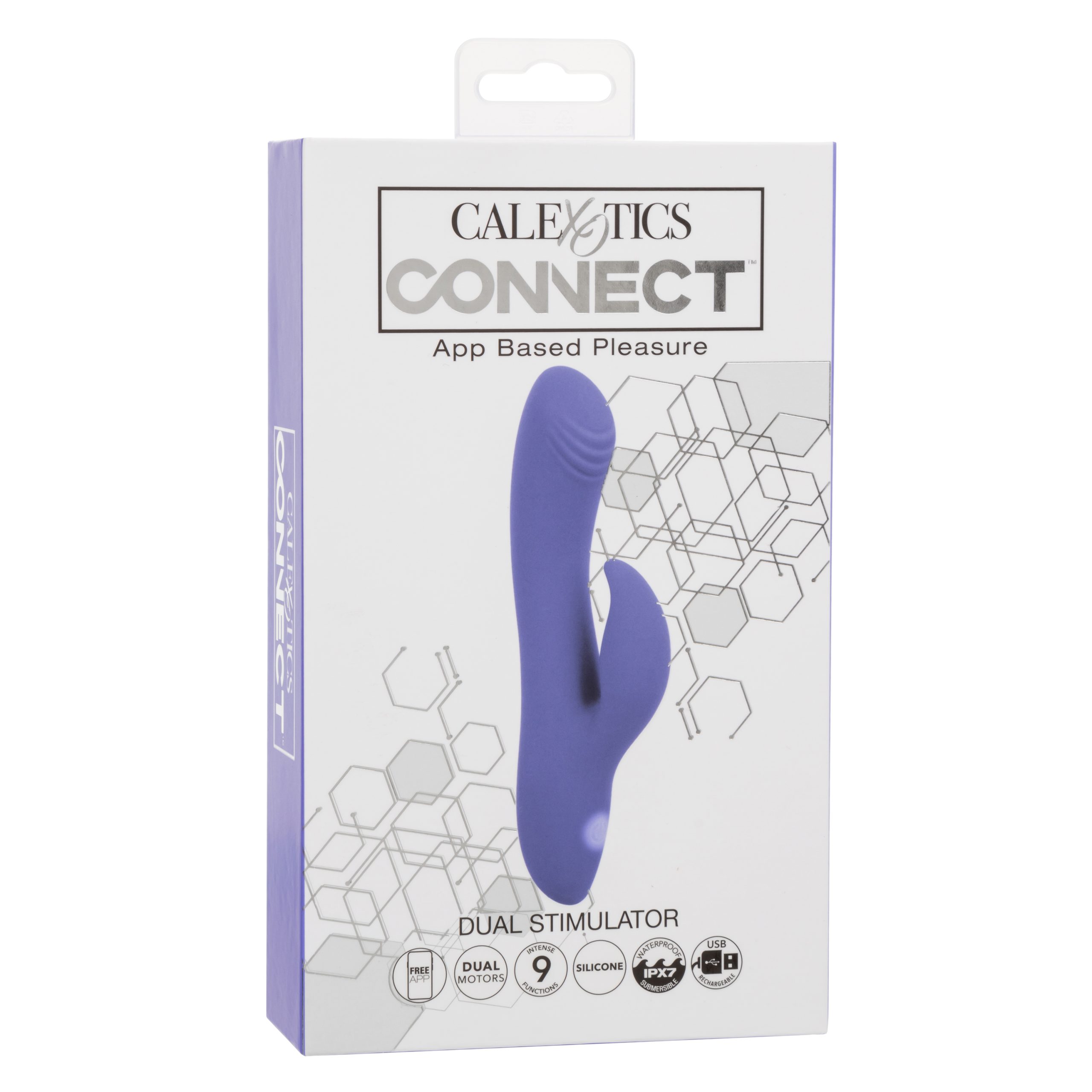 SamHEYU23ps70gCNGSif4HWUEcid8CJ4 Calexotics Connect Dual Stimulator - Periwinkle - Image 1