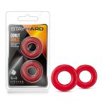 Stay Hard - Donut Rings - Red - Image 3
