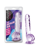 Naturally Yours - 8 Inch Crystalline Dildo - Amethyst - Image 2