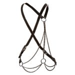 Euphoria Collection Plus Size Multi Chain Harness - Black - Image 5