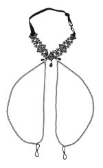 Lace Collar With Nipple Ties - Image 2