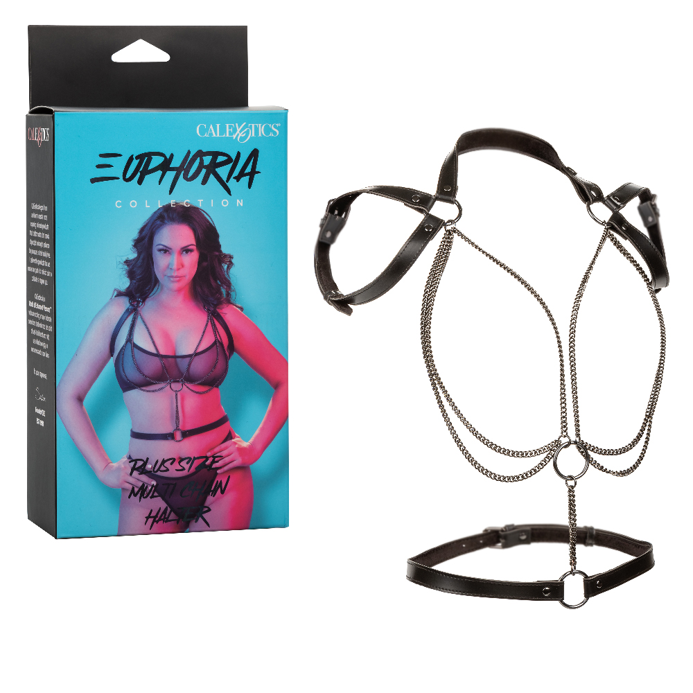 T38Rc1JdR1fB31sLxJNi7o1Exv8Y0zpn Euphoria Collection Plus Size Multi Chain Halter - Black - Image 1