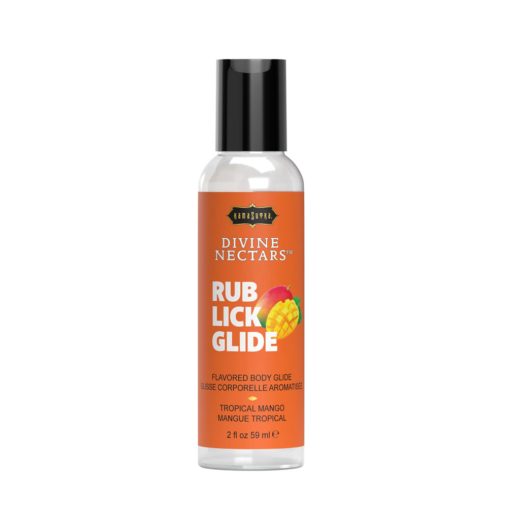 TEaCQUk6 Divine Nectars Flavored Body Glide - Tropical Mango - 2 Fl. Oz./ 59ml - Image 1
