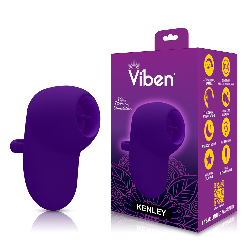TIGzkXJa Kenley Flickering Finger Vibe - Violet - Image 1