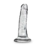 Naturally Yours - 5.5 Inch Glitter Dong - Sparkling Clear - Image 6