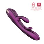 Terri - App Controlled Tapping Rabbit Vibrator - Purple - Image 3