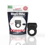 Screaming O - Big O Ritz Rechargeable Vibe Ring - Black - Image 4