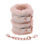 Peaches N Creame Fur Handcuffs - Pink