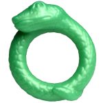 Serpentine Silicone Cock Ring - Green - Image 7