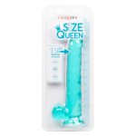 Size Queen 10 inch/25.5 Cm - Blue - Image 3