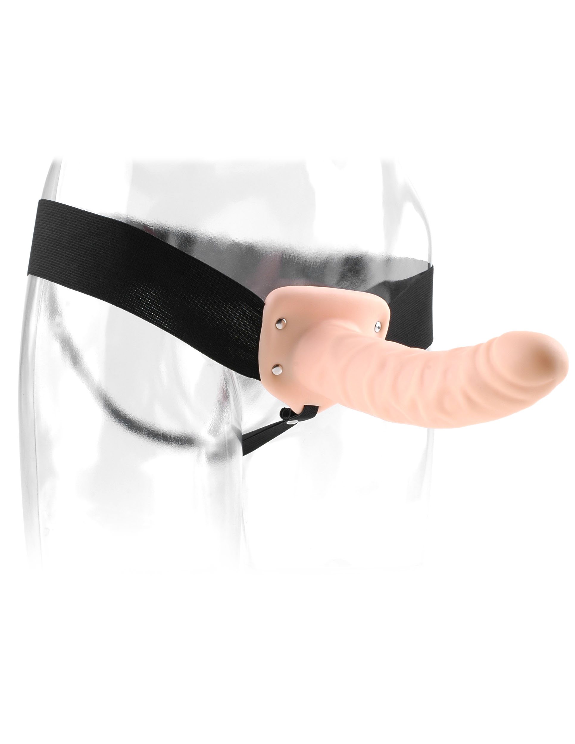 U7gDHApkBZV9fSKZkJuRK3aKEL4fmOH5 Fetish Fantasy Series 8 Inch Hollow Strap-on - Flesh - Image 1