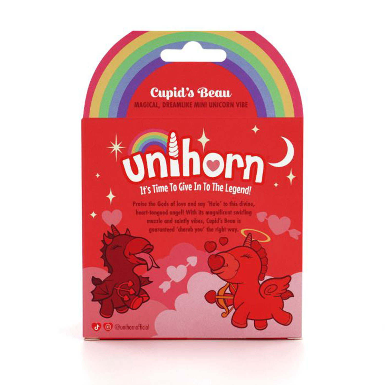 U9PwPHAJU9vF4RNMqig6VHV8dSWz5qWz Unihorn - Cupid - the Heart Nosed One - Red - Image 1