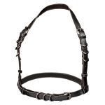 Euphoria Collection Plus Size Halter Buckle Harness - Black - Image 2