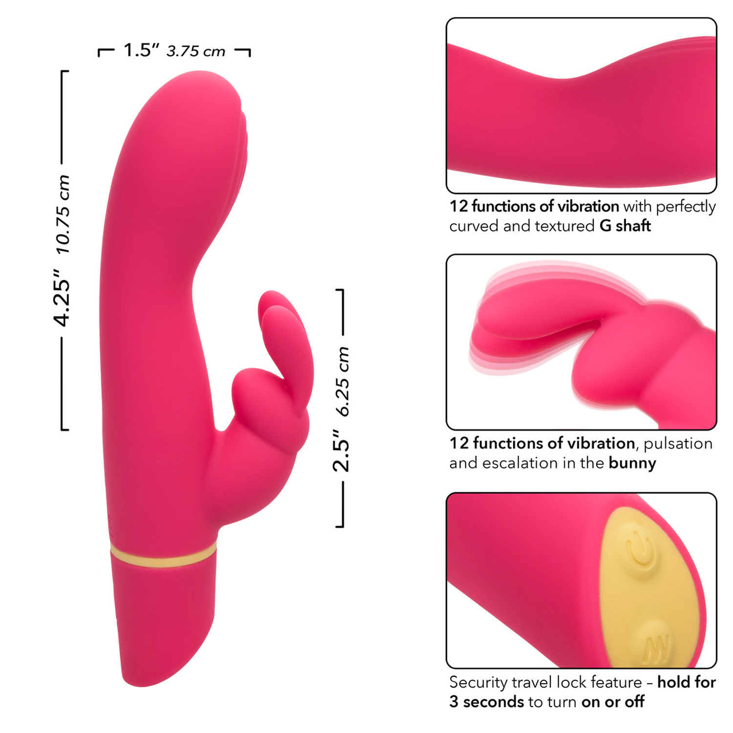 UGoFlq4Qcr3aQxNL4IWO5jzYgqCjNK4W Love Bunny Vibrating "G" Bunny - Pink - Image 1