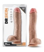 Dr. Skin - Mr. Savage - 11.5 Inch Dildo With Balls - Beige - Image 2