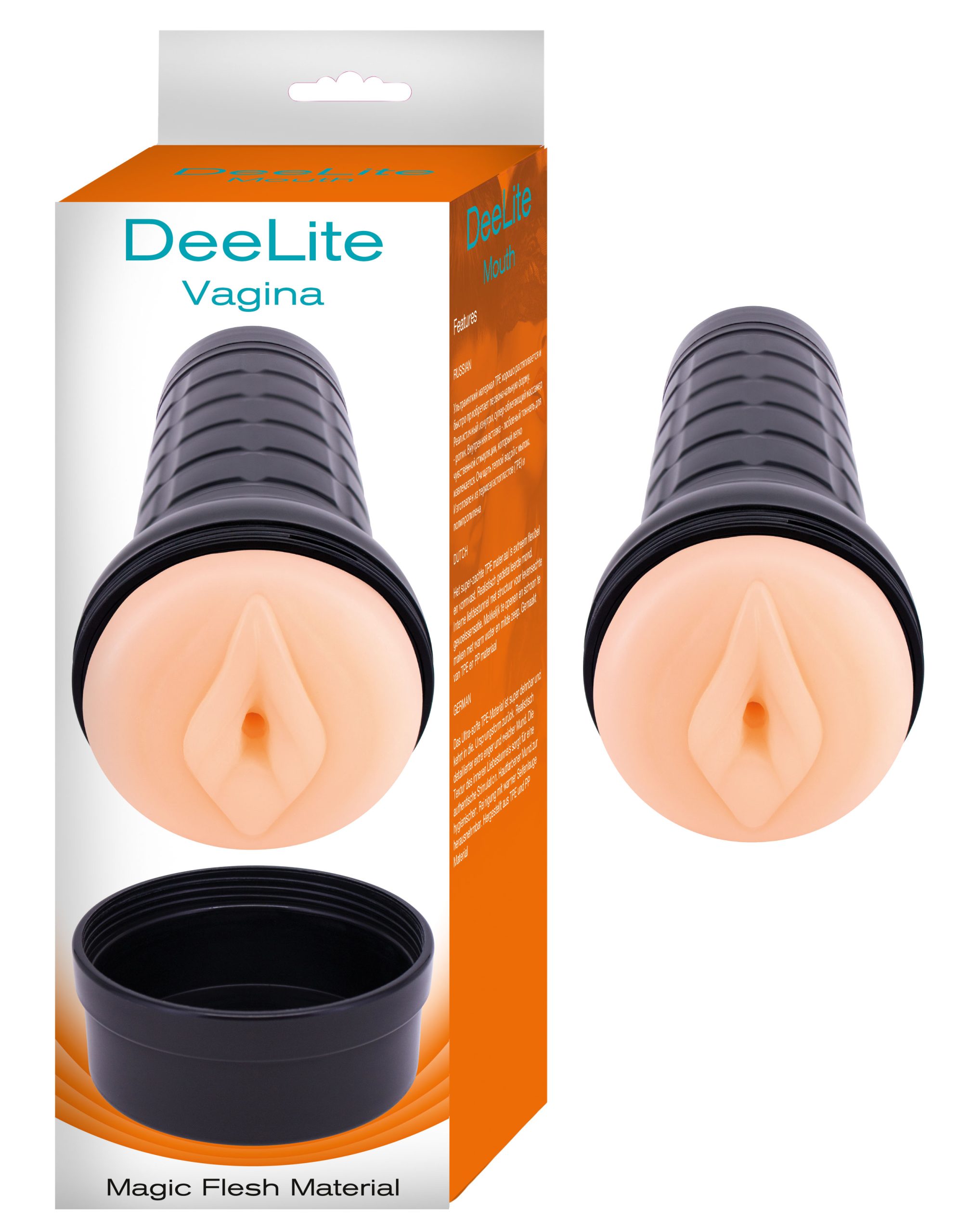 US6OrPysFZT2eauefLDeEPyB4zz7Jq9K Deelite Vagina Masturbator - Flesh - Image 1