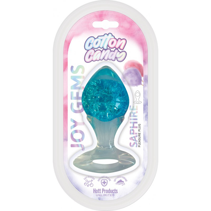 UTuccYVK Cotton Candy - Joy Gems Saphire Butt Plug - Image 1