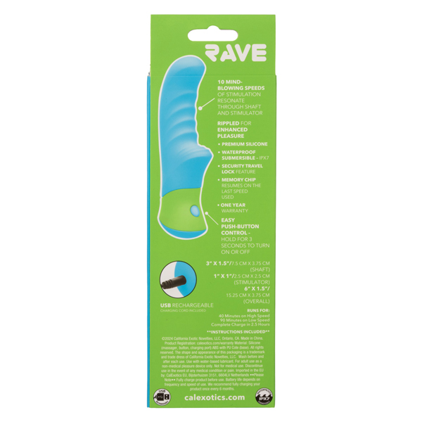UfolhvEL Rave Ridged-G - Blue - Image 1