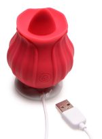 Bloomgasm - Wild Violet 10x Licking Clit Stimulator - Red - Image 2