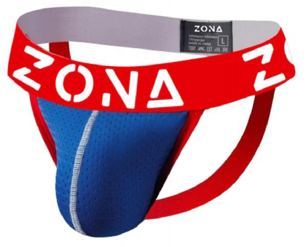 Um11PPpP Blue Rush Jockstrap - Small - Image 1