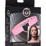 Dark Heart Chrome Heart Choker - Pink