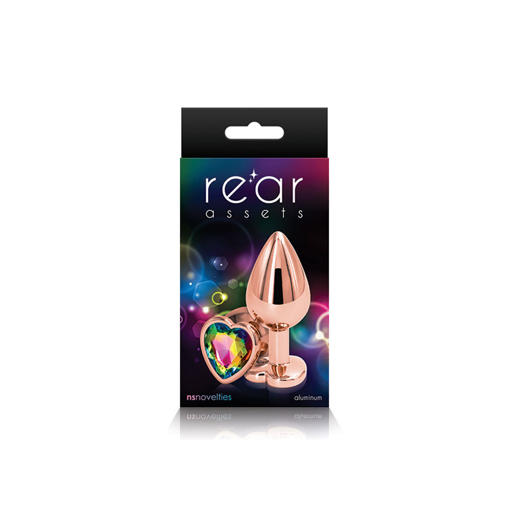 Uqckvcfb9ZsC4KkMPc9Xgs1Npozy52Dp Rear Assets - Rose Gold Heart - Medium - Rainbow - Image 1